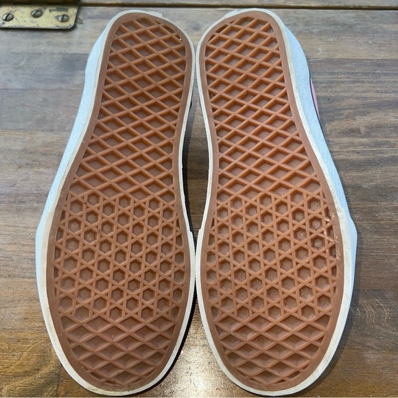 Vans Off The Wall - Girl's Size 5 - Pale Pink Low Skate Shoes - 507698 - Picture 9 of 12